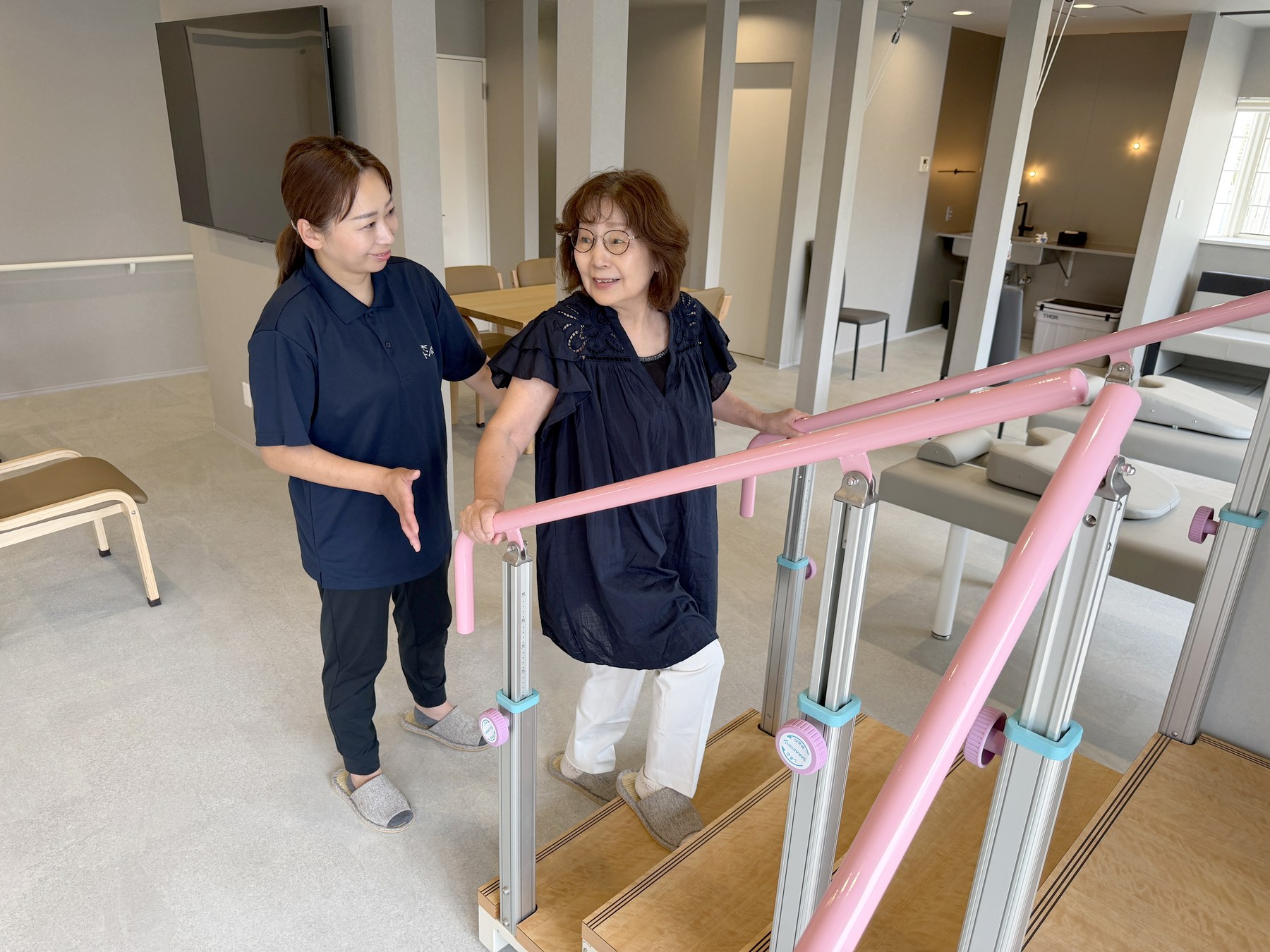階段・段差練習の様子